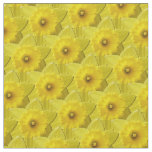 Daffodil Fabric Easter Flower Yellow Fabrics
