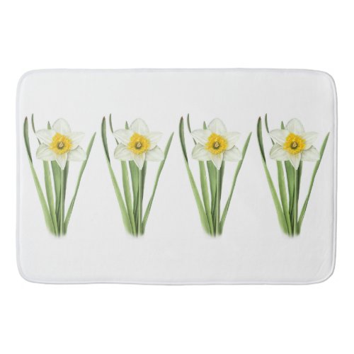 Daffodil Flower Bath Mat