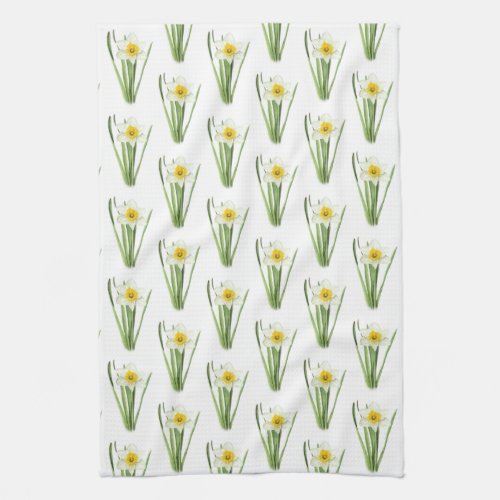 Daffodil Flower Kitchen Towel