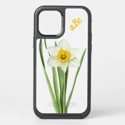 Daffodil Flower Personalized OtterBox Symmetry iPhone 12 Case