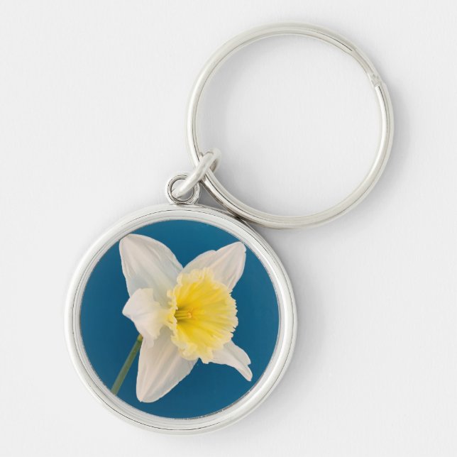 Daffodil, Flower, Spring Keychain (Front)