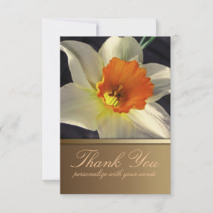 Daffodil Flower Thank You Note Invitation
