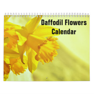 Daffodil Flowers 2025 Calendar