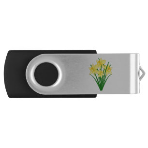 Daffodil Flowers Flash Drive