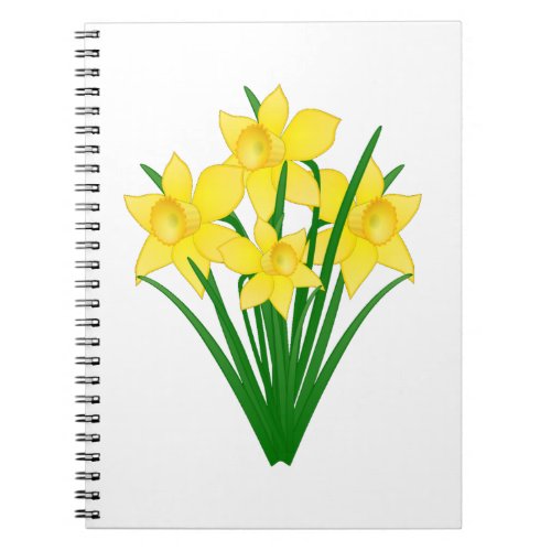 Daffodil Flowers Notebook