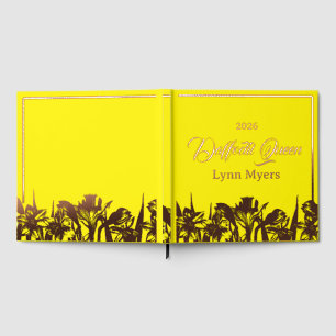 Daffodil Foil Scrapbook Photo Pageant Festival