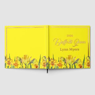 Daffodil Foil Scrapbook Photo Pageant Festival
