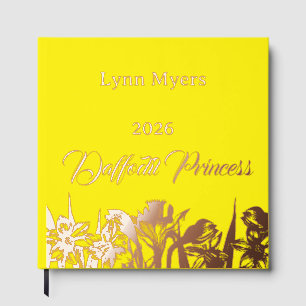 Daffodil Foil Scrapbook Photo Pageant Festival