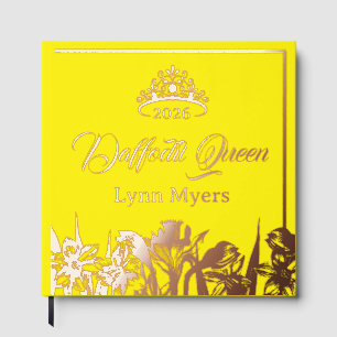 Daffodil Foil Scrapbook Photo Pageant Festival Foil Guest Book