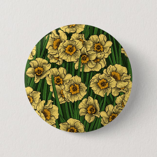 Daffodil garden button (Front)