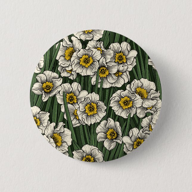 Daffodil garden button (Front)