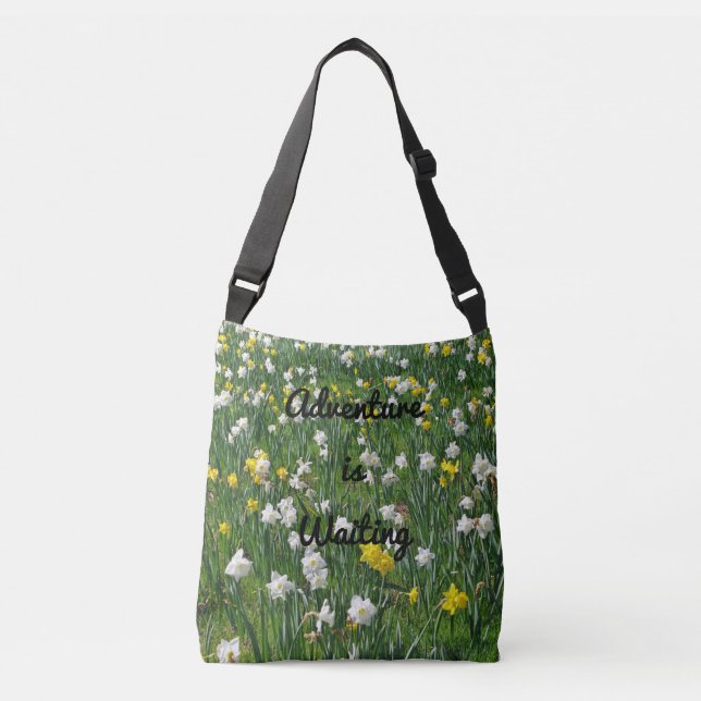 Daffodil Garden Crossbody Bag (Front)