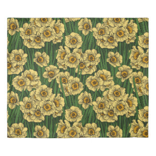 Daffodil garden duvet cover