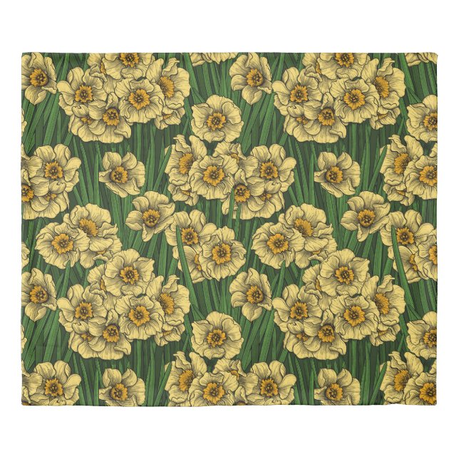 Daffodil garden duvet cover (Front)