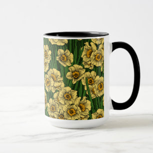 Daffodil garden mug
