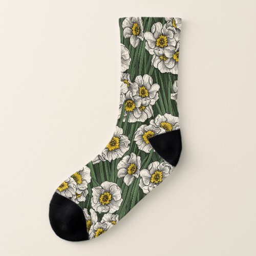 Daffodil garden socks