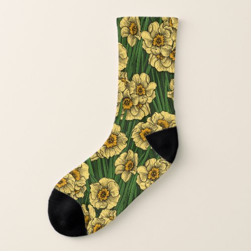 Daffodil garden socks