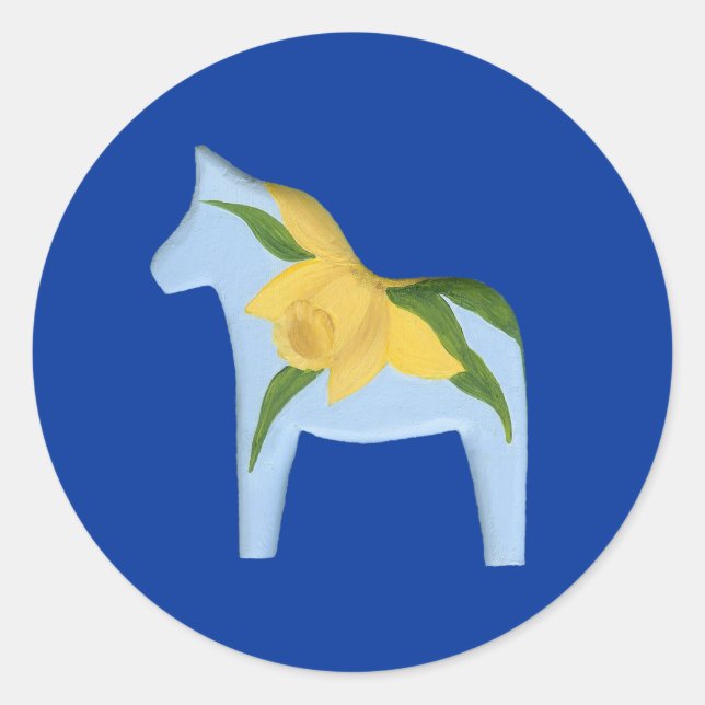 Daffodil Horse Sticker (Front)