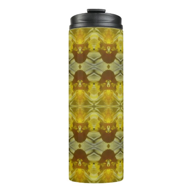 Daffodil Ikat 12 Thermal Tumbler (Front)