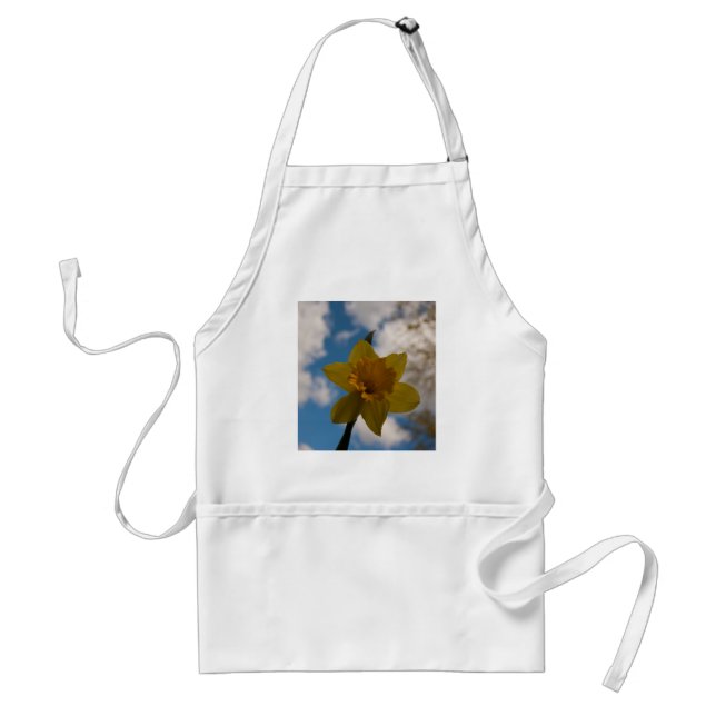 Daffodil in spring adult apron (Front)