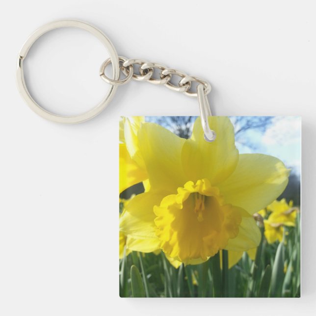 Daffodil Key-Chain Keychain (Front)