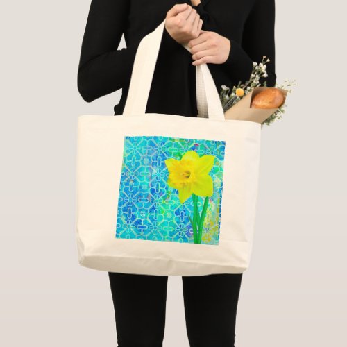 Daffodil Large Tote Bag