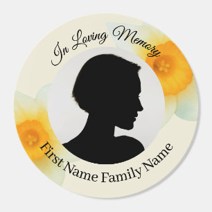 Daffodil memorial stickers