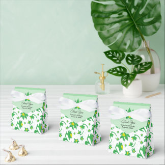 Daffodil Outdoor Botanical Garden Favor Boxes