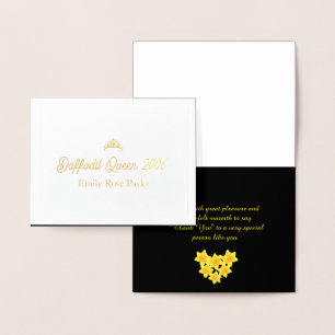 Daffodil Pageant Miss USA America Thank You Card