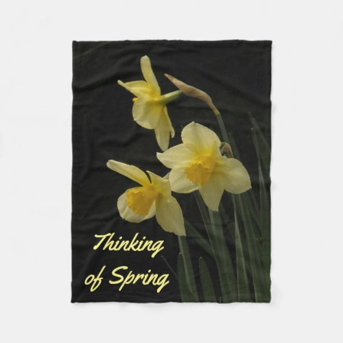 Daffodil Photo Blanket