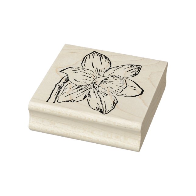 Daffodil Rubber Stamp (Stamp)