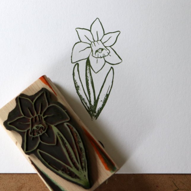 Daffodil Rubber Stamp (Creator Uploaded)
