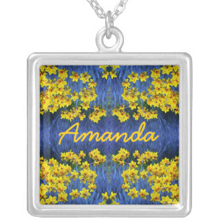 Daffodil Spring Name Pendant
