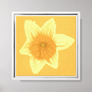 Daffodil Square Canvas Art