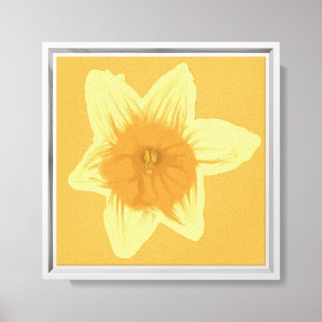 Daffodil Square Canvas Art (Front)
