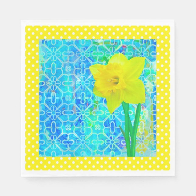 Daffodil Sunshine Napkins (Front)