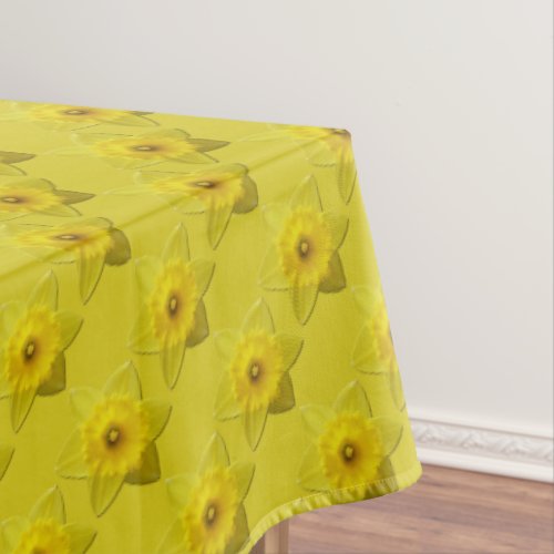 Daffodil Tablecloth Easter Flowers Tablecloth