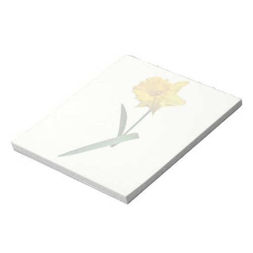 Daffodil Waving Hi Notepad