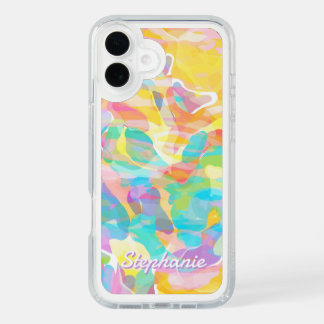Daffodil Yellow Pastel Abstract iPhone 16 Plus Case