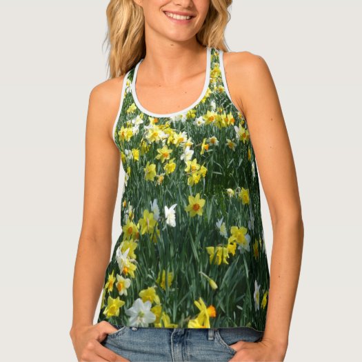 Daffodils All over Print Tank Top