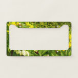 Daffodils and Lenten Roses Colorful Floral License Plate Frame