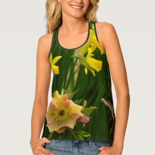 Daffodils and Lenten Roses Tank Top