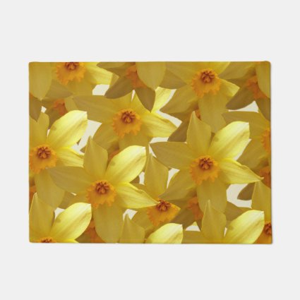 Daffodils Bloom 2  Door Mat