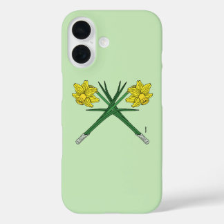 Daffodils Crossed iPhone 16 Case