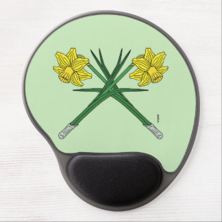 Daffodils Crossed Gel Mouse Pad