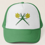 Daffodils Crossed Trucker Hat at Zazzle