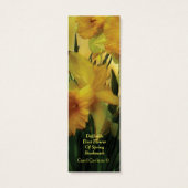 Daffodils - First Flower Of Spring Bookmark (Back)