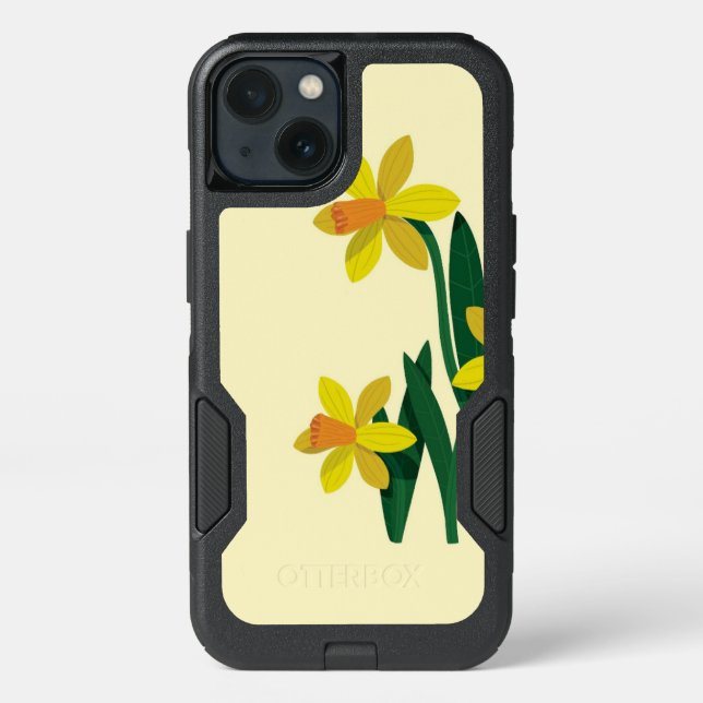 Daffodils Flowers Yellow Flowers Nature Spring Otterbox iPhone Case (Back)