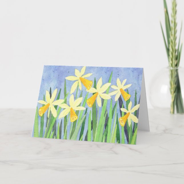Daffodils - Greeting Card (Front)