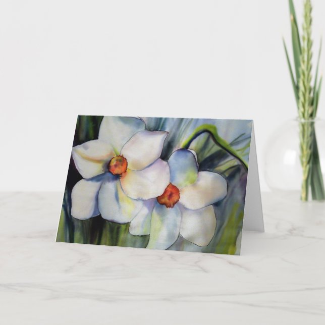 Daffodils Greeting Card with envelope (Front)